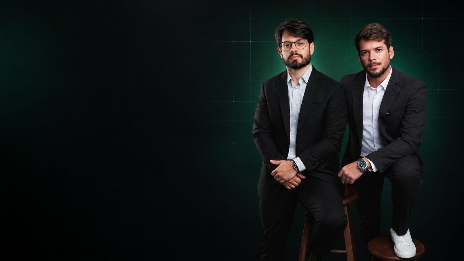 Victor Guerra e Pedro Furtado, fundadores da Mediclique